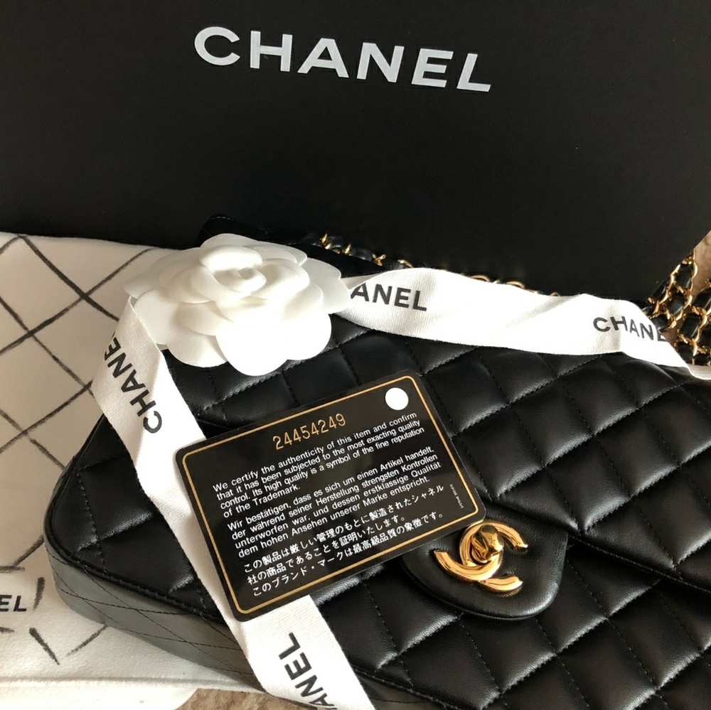 Authentic **Chanel Double Flap Quilted Bag**